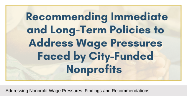 Addressing Nonprofit Wage Pressures